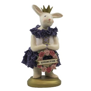 Heather Myers 8.0 Inch Bridgette Easter Spring Bunny Rabbit Figurines - 1 of 3