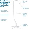 Prevue Pet Products Tubular Steel Hanging Bird Cage Stand 1781 White, 24-Inch by 24-Inch by 60-Inch - 4 of 4