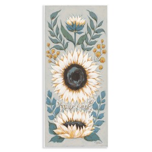 Stupell Industries Country Sunflower Blossoms Botanicals Wall Plaque Art - 1 of 4
