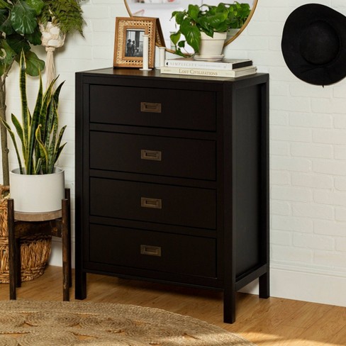 4 Drawer Classic Bedside Table Nightstand Saracina Home Target