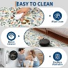 homfan Washable Runner Rug for Hallway Floral Print Kitchen Runner with Non-Slip Backing, Non-Shedding Low Pile Accent Rug - 2 of 4