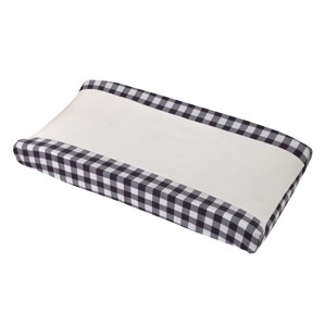NoJo Into the Wilderness Navy and White Check Super Soft Changing Pad Cover - 1 of 4
