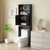 NicBex 76.77 Inch Over-The-Toilet Storage Cabinet with Open Shelves and 2 Doors for Home,Bathroom - image 2 of 3