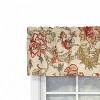 RLF Home 100% Cotton High Quality Ceci Tailored Window Valance with 1.5" Rod Pocket 50" W X 12" L Red - 4 of 4