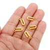 Unique Bargains Metal Bulk Elegant DIY Crafts Jewelry Making Initial Pendants 50 Pcs - 4 of 4