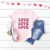 Simply Sage Market Women's Love Love Love Short Sleeve Graphic Tee - 3 of 4