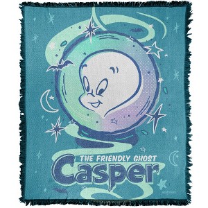 Casper Casper Crystal Ball Blanket 50"x60" Woven Tapestry - 1 of 4