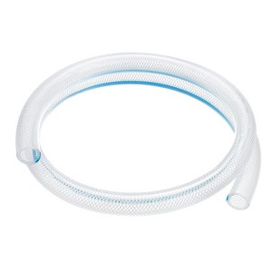 Unique Bargains Clear Braided Tube PVC High Pressure Flexible Reinforced Industrial Tubing 1.1 x 4/5 Inch 1 Pc - 1 of 4