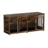 FUFU&GAGA 70" Large Dog Crate Furniture Dog Crate Kennel with Trays and Divider - 3 of 4