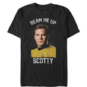 Men's Star Trek: The Original Series Captain Kirk, Beam Me Up Scotty T-Shirt - 1 of 4