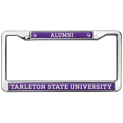 Tarleton State University Alumni Logo Full Size Standard License Plate Metal Frame