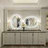 pmir Super Bright 192 LEDs/m LED Lighted Anti-Fog Tempered Glass Irregular Bathroom/Vanity Mirror with ETL & 3-Year Warranty - 4 of 4