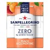 Sanpellegrino Zero Clementine & Peach Italian Sparkling Drink - 6pk/11. ...