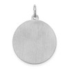Black Bow Jewelry Sterling Silver Laser Etched Lhasa Apso Dog Pendant, 19mm - 3 of 4
