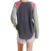 Women's Raw Edge Color Block Top - umgee - 3 of 3