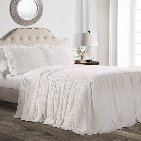 White bedspread cheap queen target