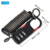 Unique Bargains Flexible Security Steel 3-Digit Combination Lock with Spring Cable - 2 of 4