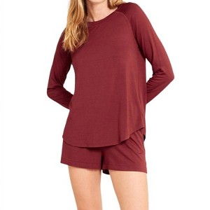 Women's Bamboo Goodnight Raglan Long Sleeve - BOODY - 1 of 2