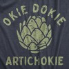 Mens Okie Dokie Artichokie T Shirt Funny Sarcastic Artichoke Joke Tee For Guys - Crazy Dog Men's T Shirt - 2 of 4