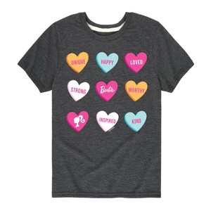 Boys' - Barbie - Barbie Candy Hearts Short Sleeve Graphic T-Shirt - 1 of 4