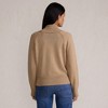 Lands' End Women's Drifter Large Collar Zip Front Cardigan Sweater - 2 of 4