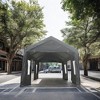 DOMETOUR 10x20ft Gazebo Party Tent Heavy Duty Canopy Carport Outdoor Portable Garage Grey - 4 of 4