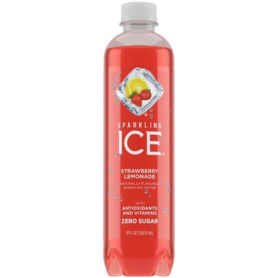 Sparkling Ice Strawberry Lemonade - 17 fl oz Bottle
