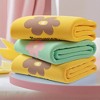 REGALWOVEN Soft Absorbent Cute Floral Pattern Cotton Decorative Hand Towel 13 x 30 Inch - 4 of 4