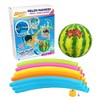 Banzai Melon Madness Pool Challenge Underwater Water-Filled Ball with 3 22" Diameter Target Hoops, Garden Hose Adapter, and Underwater Ball, 4 Pack - image 2 of 4