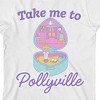 Polly Pocket "Take Me To Pollyville" Youth Girl White Short Sleeve Tee - 2 of 3