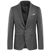 Cloudstyle Mens Stylish 3-Piece One Button Dress Suit Classic Fit Formal Jacket & Vest & Pants - 2 of 4