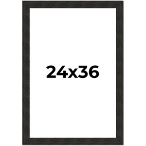 PosterPalooza | Contemporary Black Picture Frame - UV Acrylic, Foam Board Backing, Hanging Hardware - 1 of 4