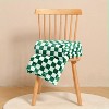 1pc Checkered Flannel Fleece Throw Blanket Soft Cozy Checkerboard Grid Print Chessboard Gingham Pattern Blankets, Christmas Gifts. - 2 of 4
