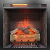 NAYSAYE Indoor Fireplace Wall Mounted Cozy Atmosphere Fireplace for Living Room , Black, 30.2"*8.2"*24.1" - 3 of 4