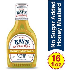 Ray's No Sugar Added Honey Mustard Flavored Dipping Sauce 16 fl oz (Pack of 4) - 1 of 1