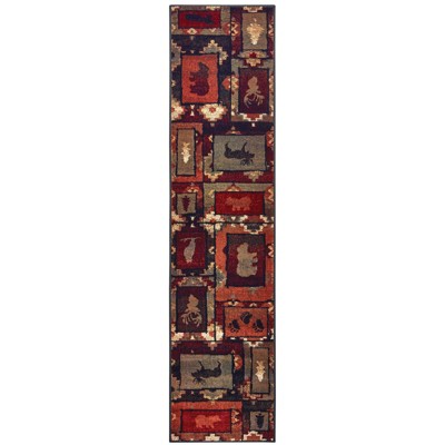 Weston Forest Impressions Area Rug Brown/Rust - Captiv8e Designs