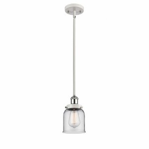 Bell - 1 Light Stem Hung Mini Pendant In Industrial Style-10 Inches Tall and 5 Inches Wide - 1 of 1