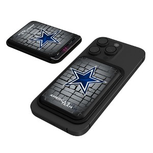 NFL NFC Teams Brick Wall Black Magnetic Credit Card Wallet - 1 of 3