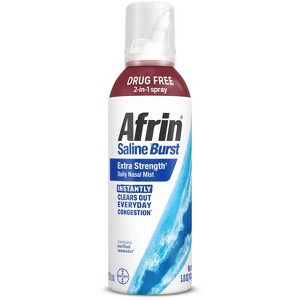 Afrin Saline Burst Extra Strength Daily Nasal Mist - Saline - 5 fl oz - 1 of 4