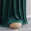 HLC.ME Sawyer Premium Luxurious Lush Velvet Soft Light Filtering Grommet Window Drapery Curtains - Set of 2 - 4 of 4