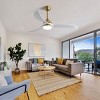 52"Smart Ceiling Fans With Dimmable Led Light 3 Solid Wood Blades Reversible Dc Motor White By Remote Or App And Voice Control-The Pop Home - 3 of 4
