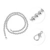 Unique Bargains Faux Pearl Handbag Strap Silver Tone 1 Pc - 3 of 4