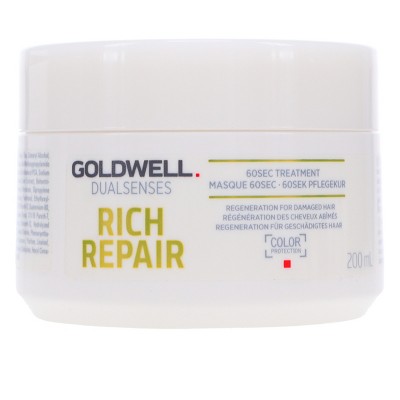 Goldwell Dualsenses Rich Repair 60 Sec Treatment 6.7 Oz : Target