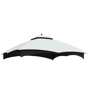 Gsluuk Replacement Canopy Top for Lowe's Allen Roth Heavy Duty Gazebo Roof Gazebo Top with Air Vent Gazebo CoverReplacement Top Only - 1 of 1