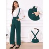 INSPIRE CHIC Women's Casual Office Adjustable Straps Wide Leg Jumpsuits - 2 of 4