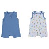 Kyle & Deena Baby Boy Romper Newborn Essentials Summer Tanktop 2 PC Set - 2 of 3