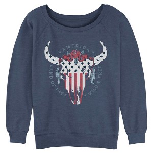 Junior's Lost Gods America Land of the Wild & Free Sweatshirt - 1 of 4