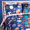 Joyfy Kid Full Size Comforter Set 7 Piece Super Soft Microfiber Bed Ball Sports Bedding Set for Boys Girls Comforter Sheets Pillowcase Sham in A Bag - 3 of 4