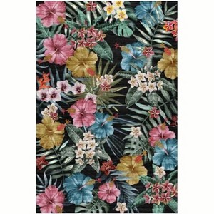 Fulvari Bedroom Rug Washable Area Rug Non Slip Low Pile Boho Floral Carpet for Bedroom - 1 of 2