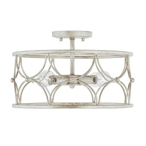Capital Lighting Ricci 4 - Light Semi-Flush Mount in  Winter White - 1 of 4